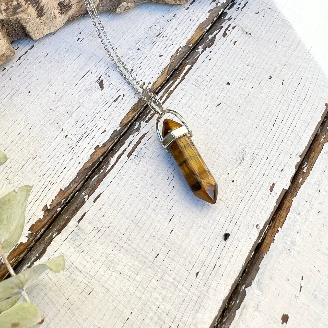 Gemstone Bullet Necklace - Assortment 12 Pcs