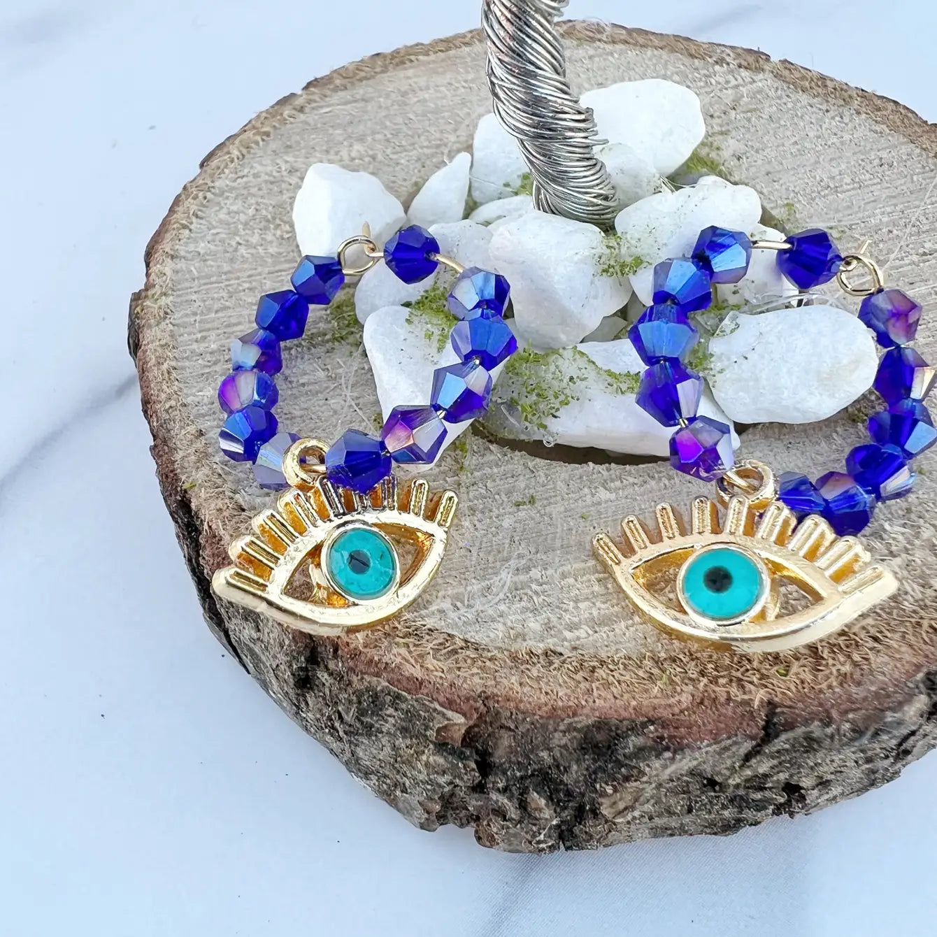 Evil Eye Protection Earrings - Assortment of 12 Pairs