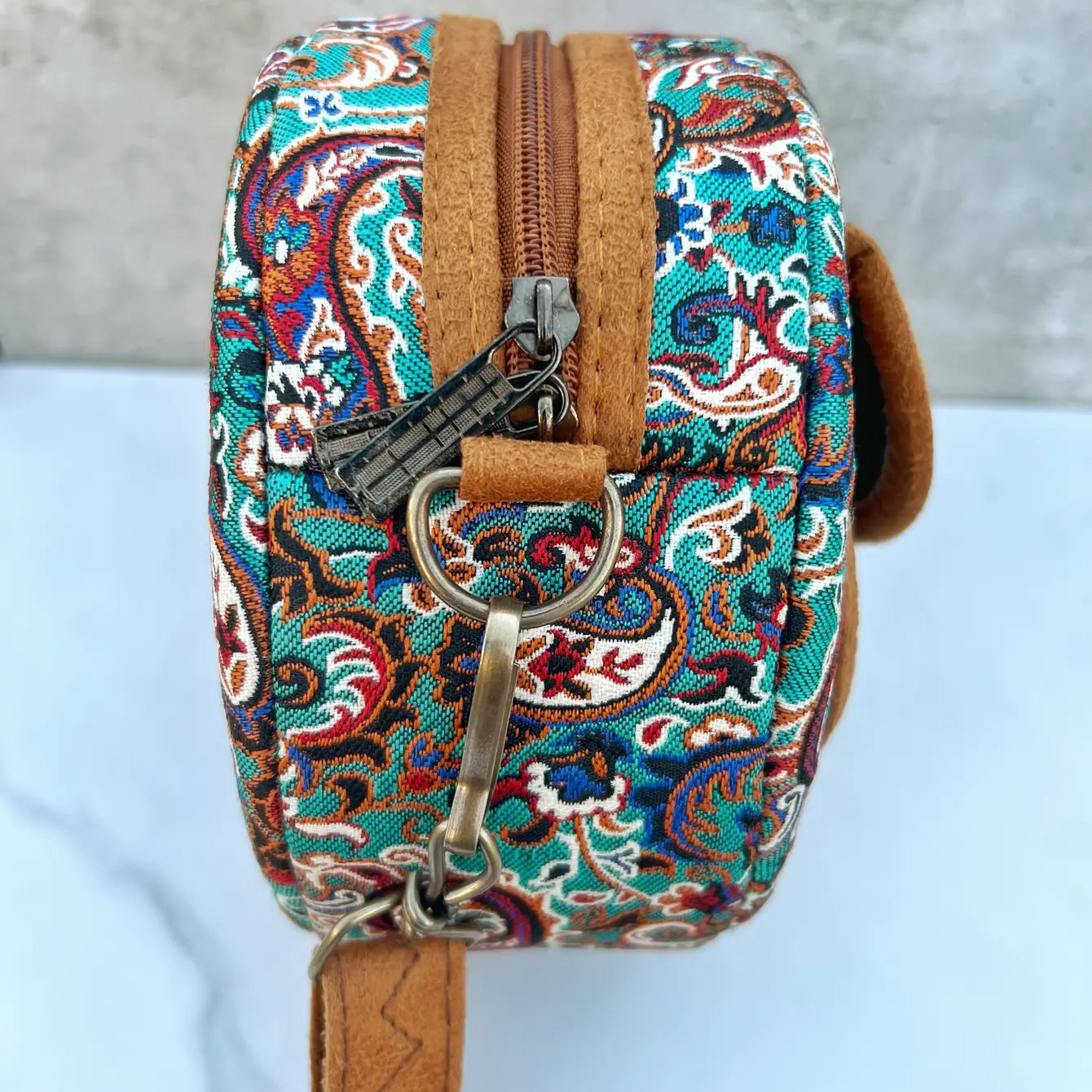 Paisley Bohemian Crossbody Chic Purse - Assortment of 8 Pcs