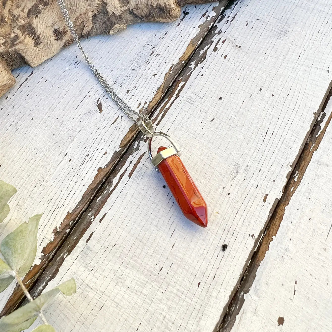 Gemstone Bullet Necklace - Assortment 12 Pcs