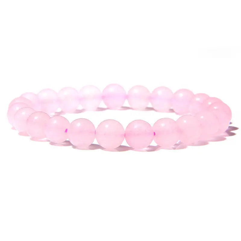 Gemstone Rose Quartz Bracelet- 12 Pcs