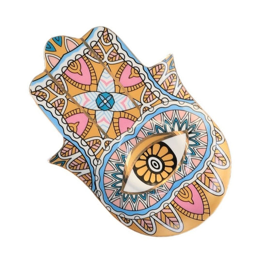 Evil Eye-Good Looking Eye Dish-Pink Gold - 2pcs