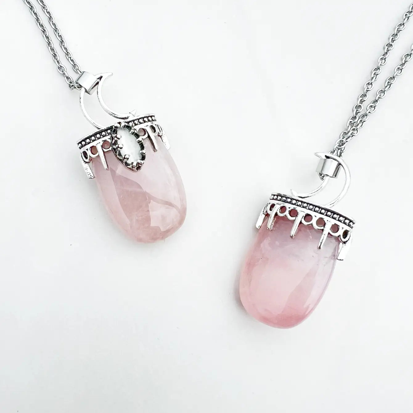 Crystal Celestial Moon Necklace- 10 pcs