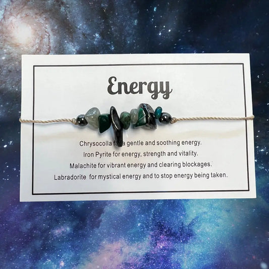 Energy Mantra Bracelets - Energy - 6 Pcs