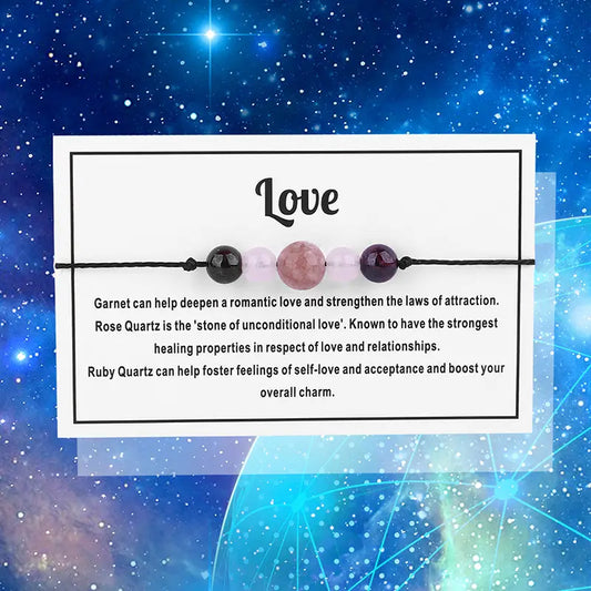 Energy Mantra Bracelets -Love- 6 Pcs