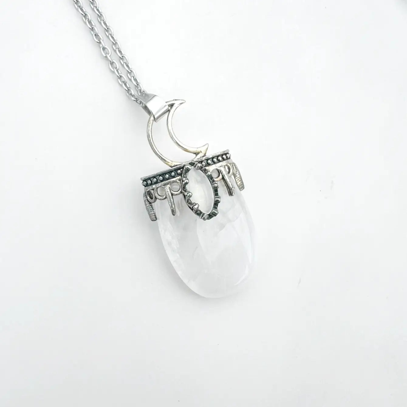 Crystal Celestial Moon Necklace- 10 pcs