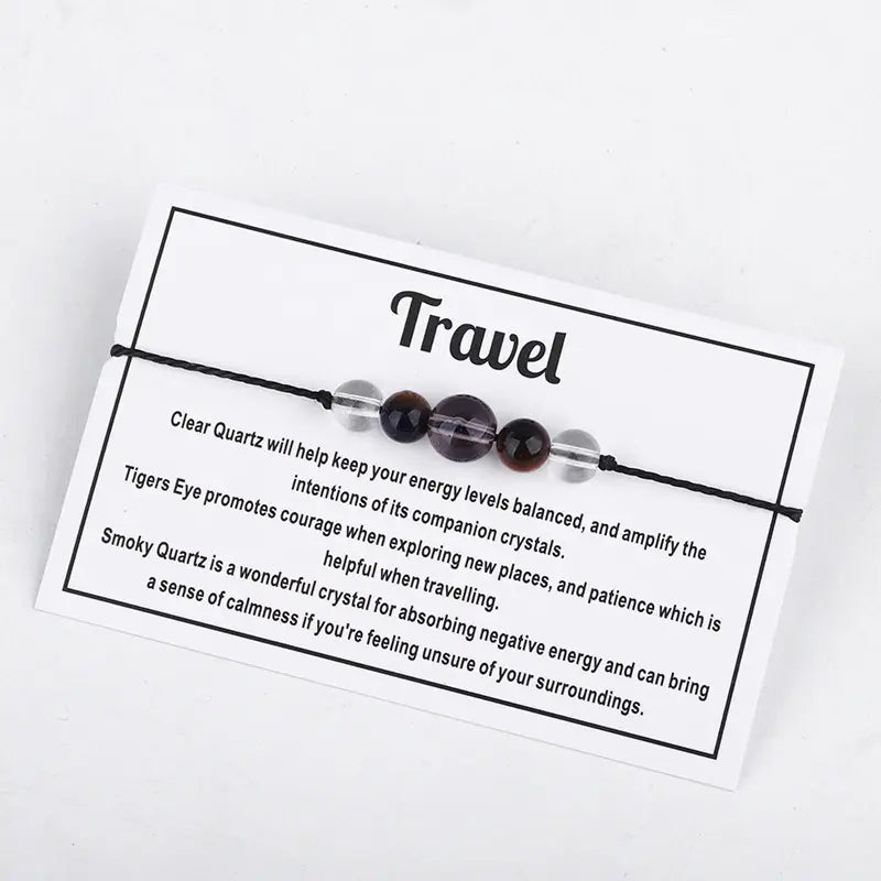 Energy Mantra Bracelets -Travel- 6 Pcs