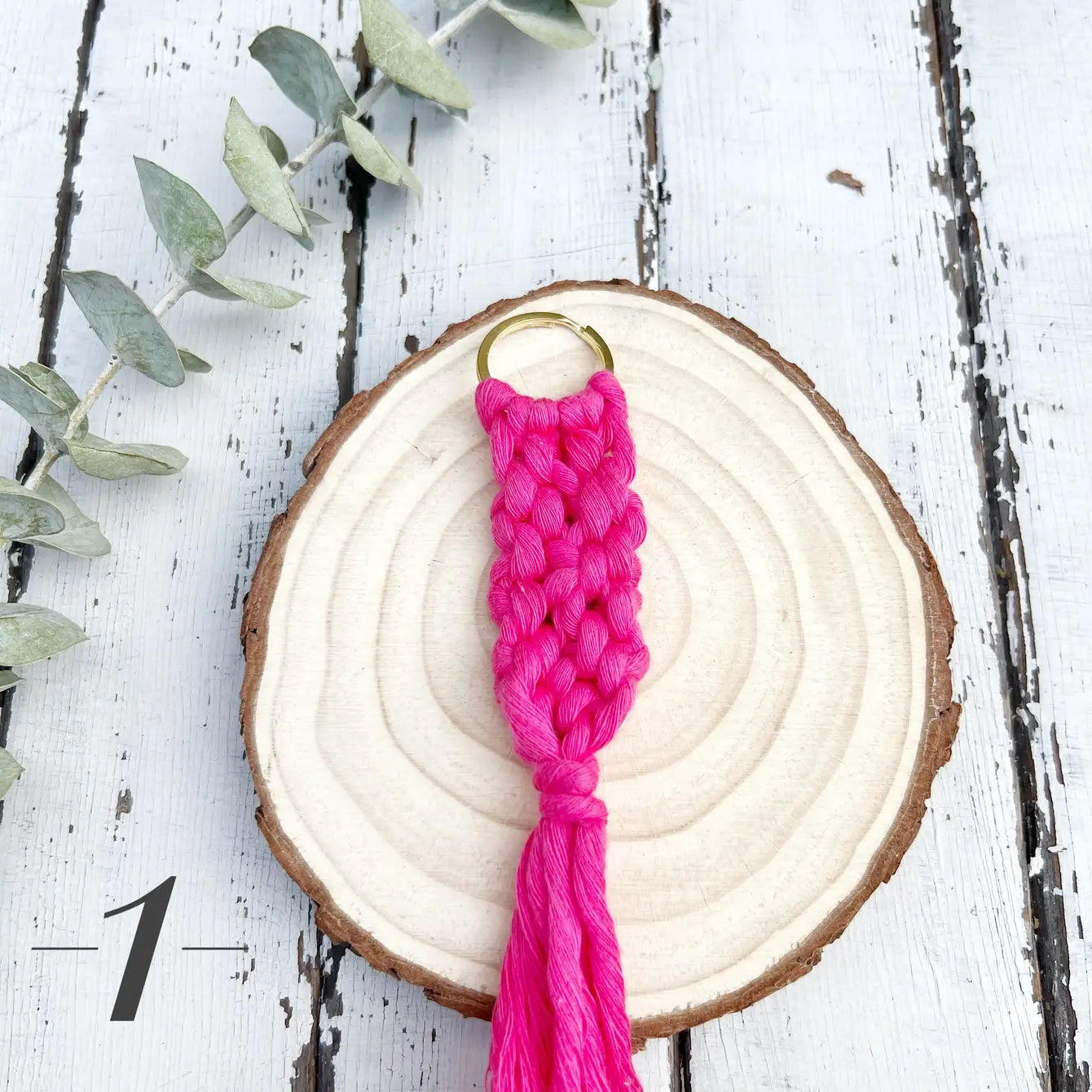 Fishtail Macrame Keychain - Assortment 24 Pcs