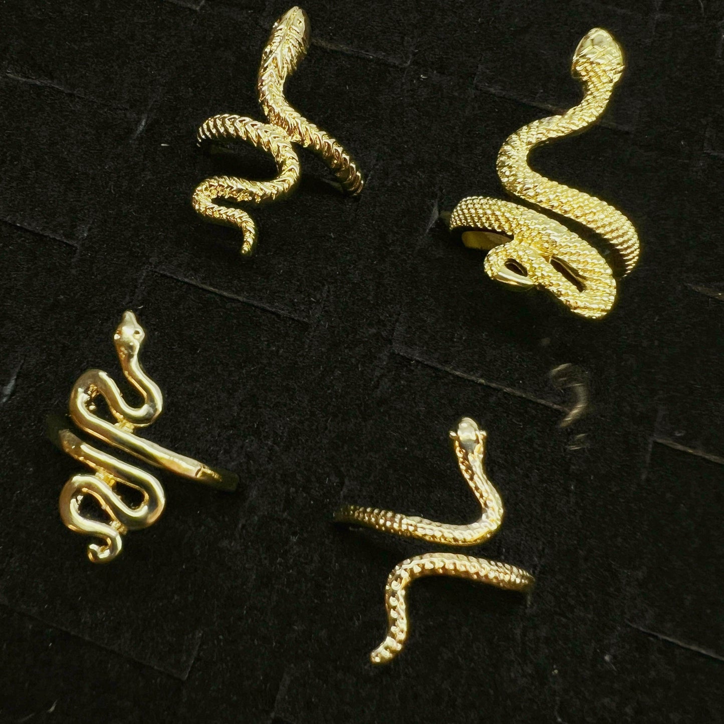 Gothic Wrap Around Snake Ring - Assortment 10 Pcs