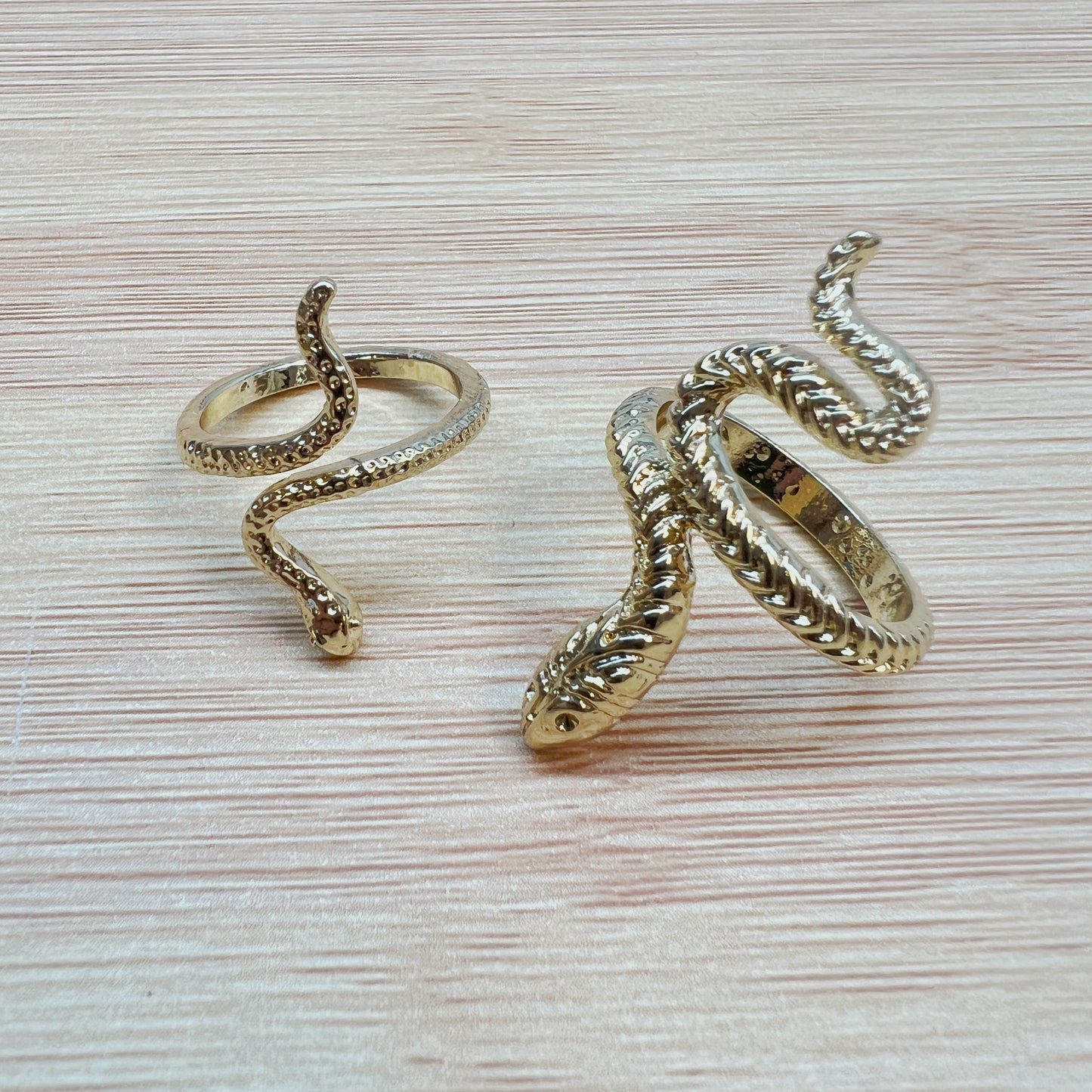 Gothic Wrap Around Snake Ring - Assortment 10 Pcs