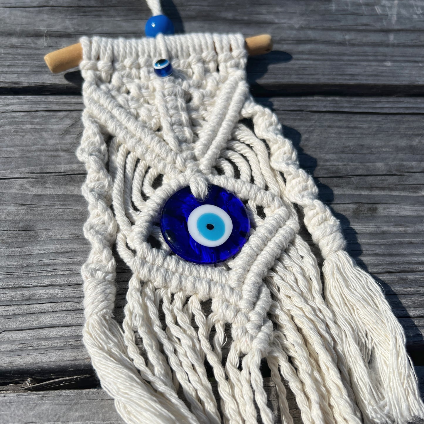 Macrame Handmade Evil Eye Wall Hanging - 4 Pcs