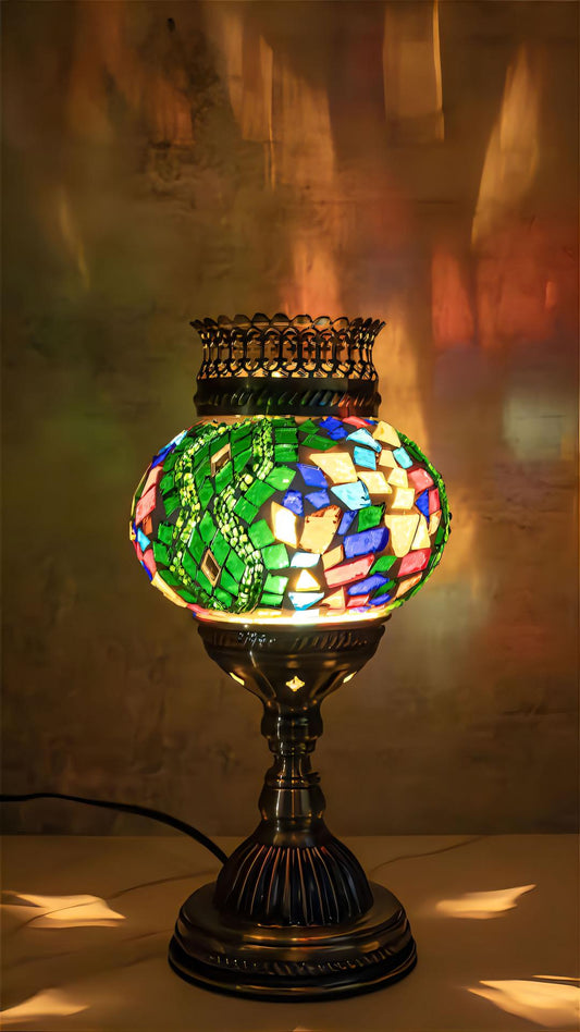 Handmade Turkish Mosaic Oil Warmer - 4 Pcs