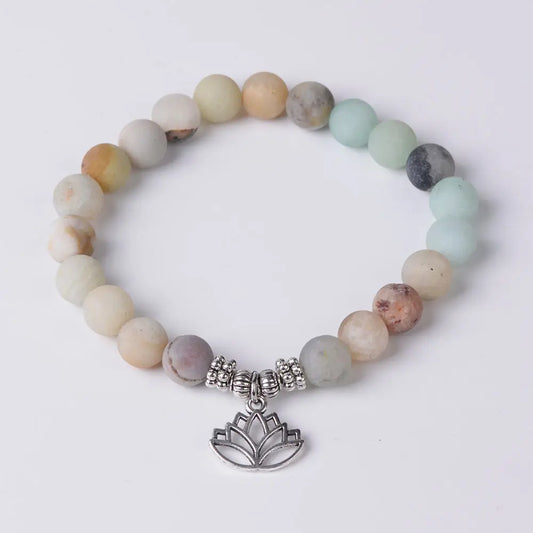 Amazonite Healing Yoga Bracelet - 12 Pcs