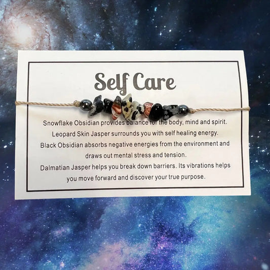 Energy Mantra Bracelets - Self Care - 6 Pcs